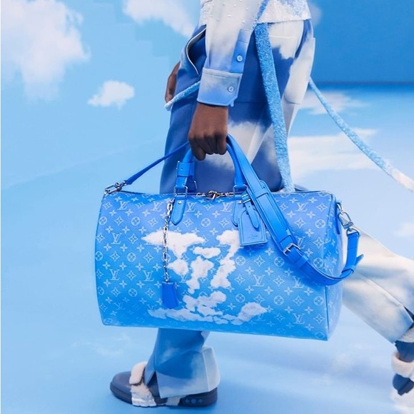 Louis Vuitton Blue Cloud Keepall Virgil Abloh Limited Edition Runway - Picture 1 of 14